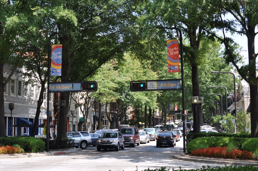 Front exterior of a home in the Aberdeen community, located in Fountain Inn, SC (Image 10).