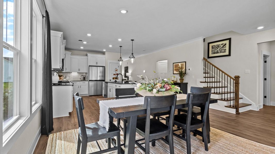 Furnished interior in a model home at Foxbank in Gray Court (Image 5). Furnished interior in a model home at Foxbank in Gray Court (Image 5).