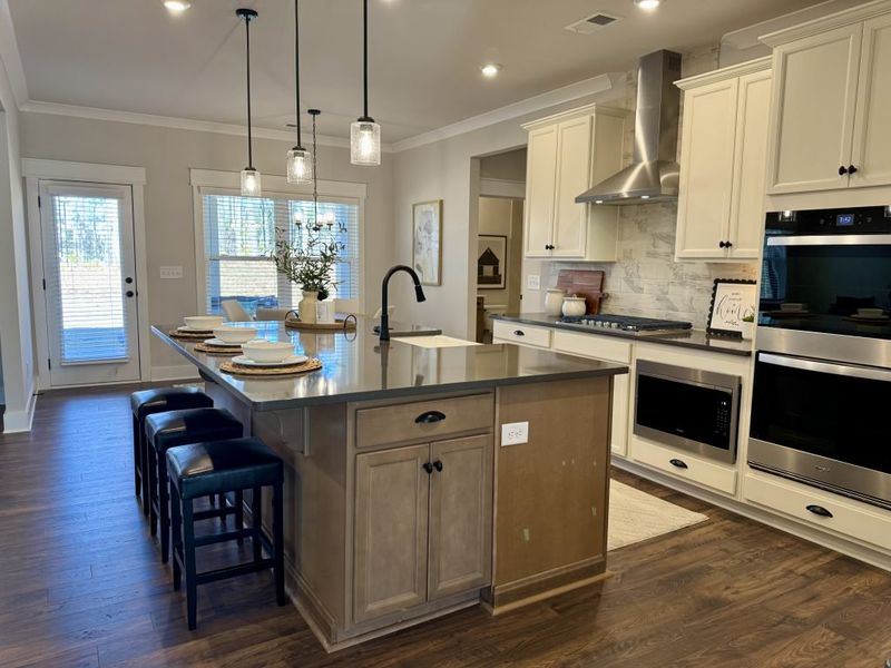 Furnished interior in a model home at Springside Reserve in Powder Springs (Image 52).