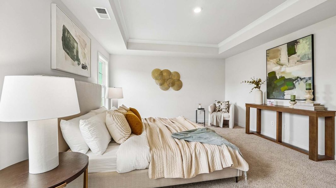 Furnished interior in a model home at Avalon of Gastonia in Gastonia (Image 17).