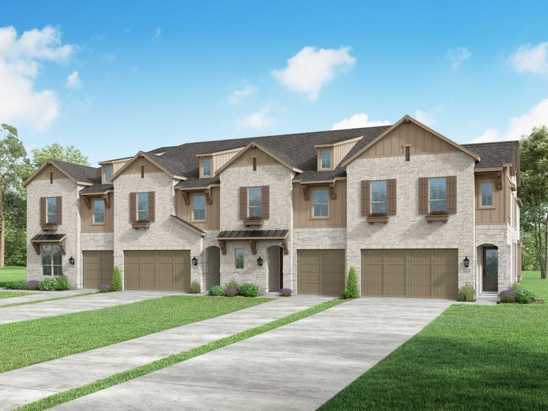 Front exterior of a home in the Cross Creek Ranch: the City Series Collection community, located in Fulshear, TX (Image 16).