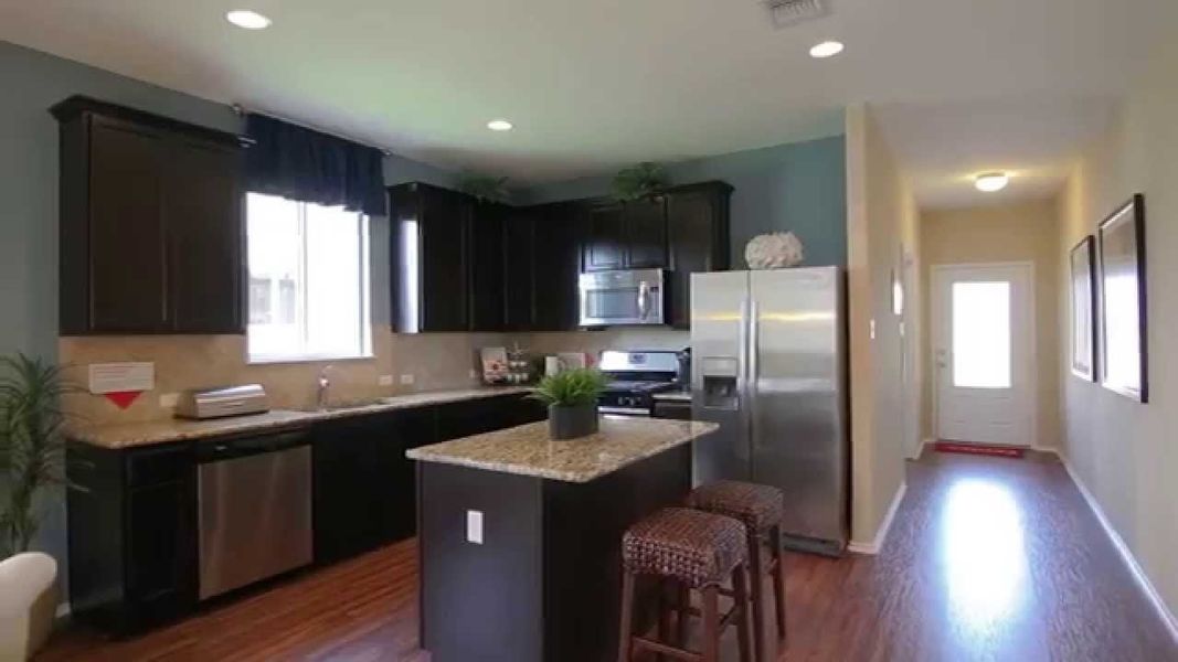 Furnished interior in a model home at Elley Crossing in New Braunfels (Image 12).