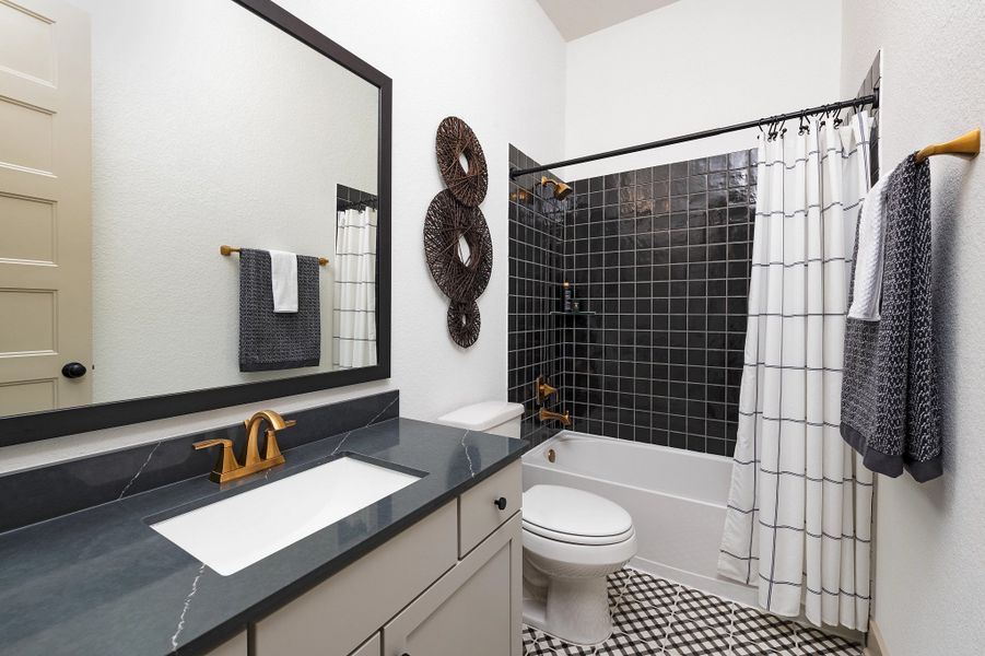 Furnished interior in a model home at Blue Heron Estates in Mont Belvieu (Image 4).