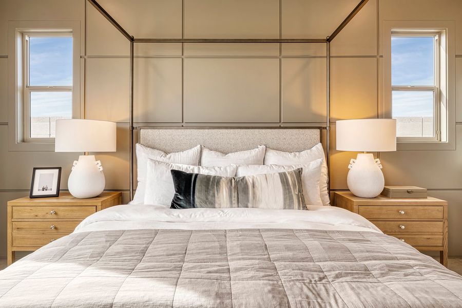 Furnished interior in a model home at Luna at Soleo in Queen Creek (Image 26).