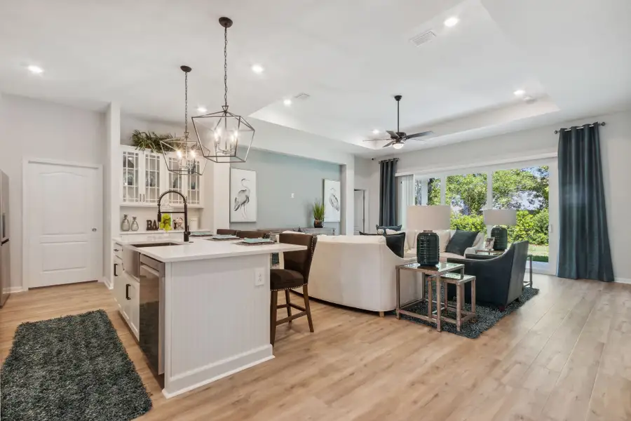 Furnished interior in a model home at Weston Woods in Jacksonville (Image 7). Furnished interior in a model home at Weston Woods in Jacksonville (Image 7).