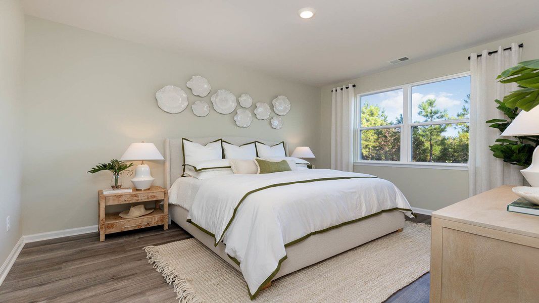 Furnished interior in a model home at Eden Springs in Longs (Image 20).