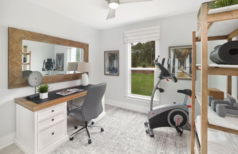 Flexible Living Spaces in new home construction by Pulte Homes