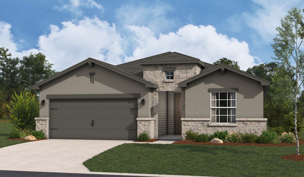 Front exterior of a home in the The Woodlands community, located in Mico, TX (Image 12).