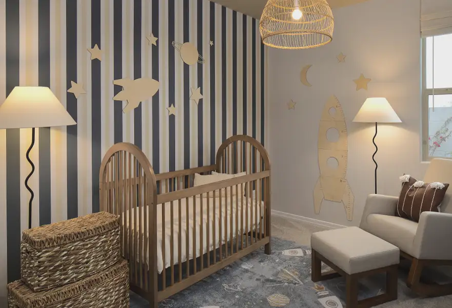 Furnished interior in a model home at Sunset Farms in Tolleson (Image 7).