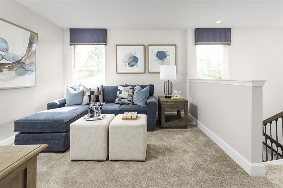 Furnished interior in a model home at Shearwater Single-Family Homes in St. Augustine (Image 6).