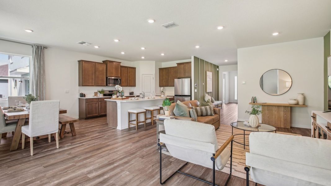 Furnished interior in a model home at Angeline in Land O' Lakes (Image 16). Furnished interior in a model home at Angeline in Land O' Lakes (Image 16).