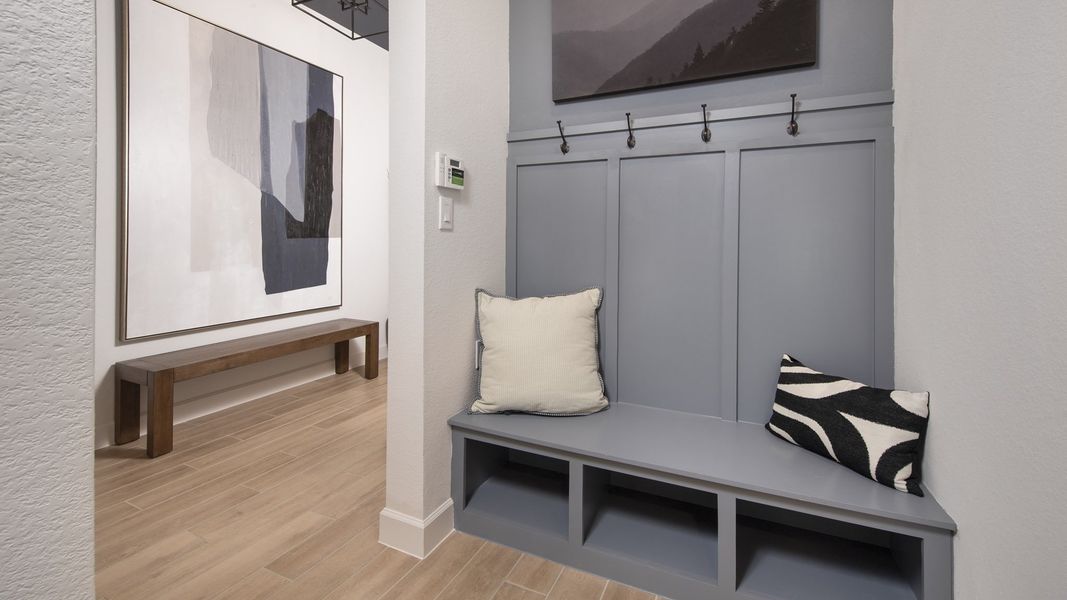 Furnished interior in a model home at Woodhavyn 50' in Magnolia (Image 3). Furnished interior in a model home at Woodhavyn 50' in Magnolia (Image 3).