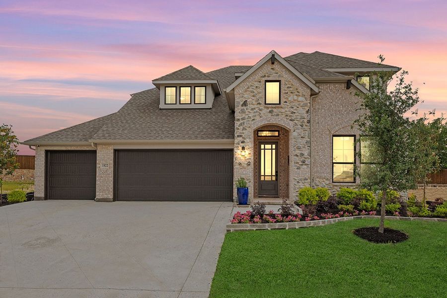 Front exterior of a home in the Timberbrook community, located in Justin, TX (Image 4). Front exterior of a home in the Timberbrook community, located in Justin, TX (Image 4).