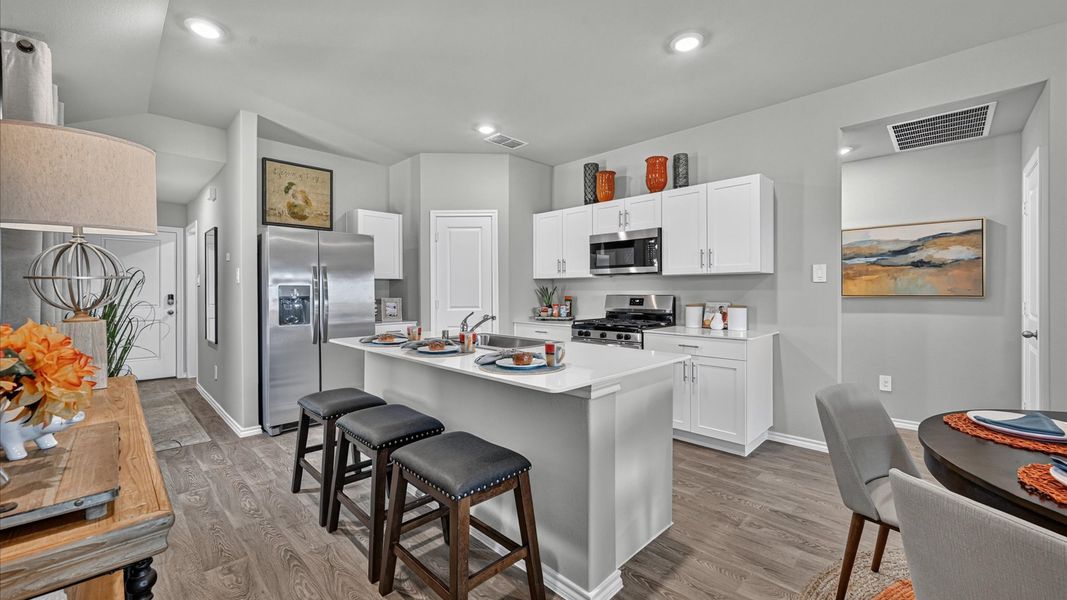 Furnished interior in a model home at The Hills at Reunion in Newark (Image 37).