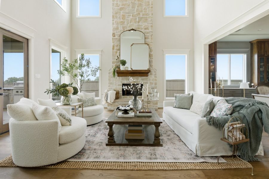 Furnished interior in a model home at Stella Ranch in Bryan (Image 10). Furnished interior in a model home at Stella Ranch in Bryan (Image 10).