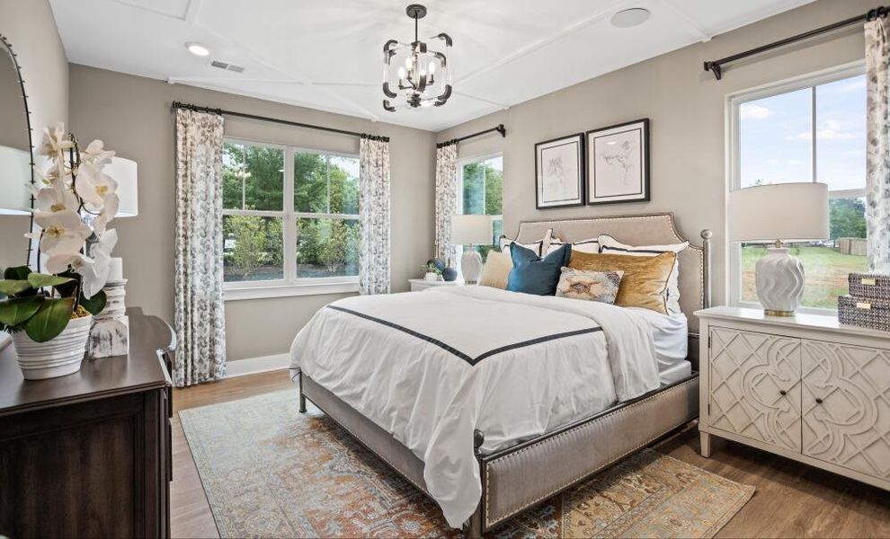 Furnished interior in a model home at Villas at Dawsonville in Dawsonville (Image 9).