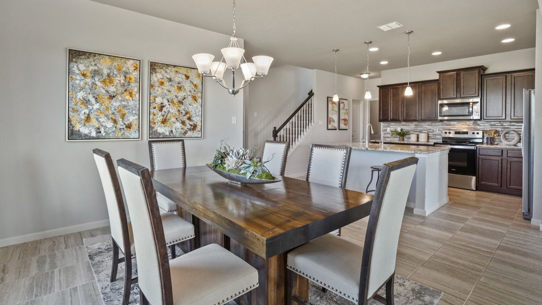 Summerhill Model Home Dining and Kitchen