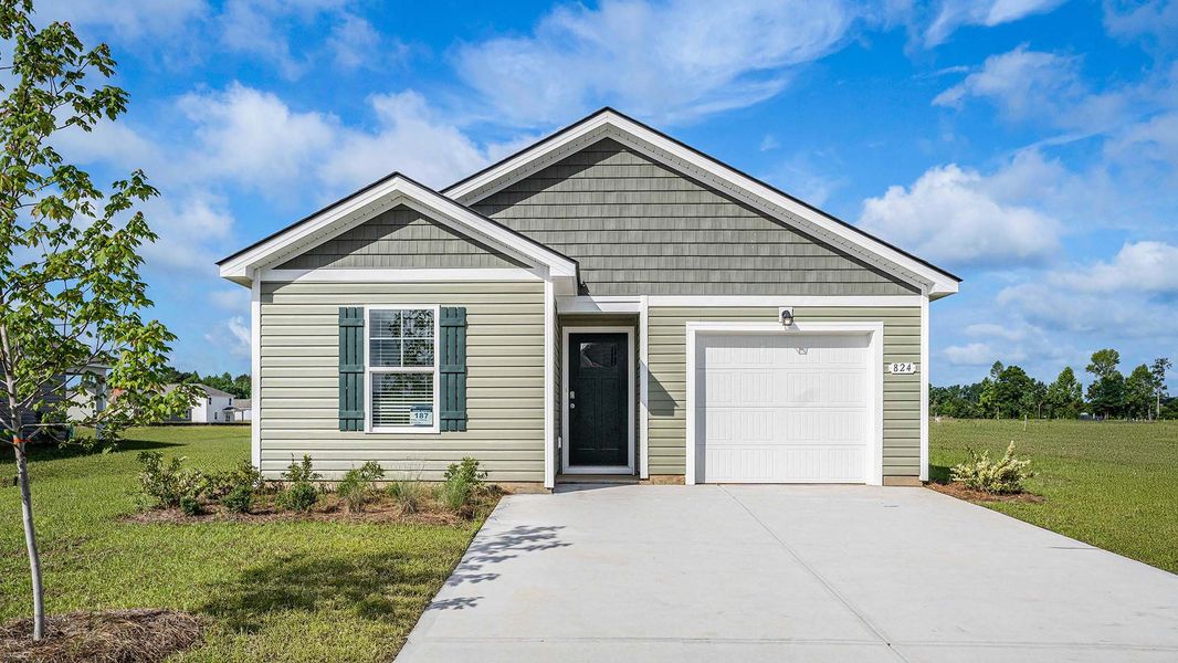 Front exterior of a home in the Heritage Crossing community, located in Conway, SC (Image 17).