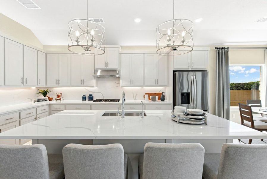 Furnished interior in a model home at The Colony in Bastrop (Image 22). Furnished interior in a model home at The Colony in Bastrop (Image 22).