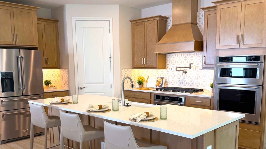 Furnished interior in a model home at Hammock at Two Rivers in Zephyrhills (Image 4). Furnished interior in a model home at Hammock at Two Rivers in Zephyrhills (Image 4).