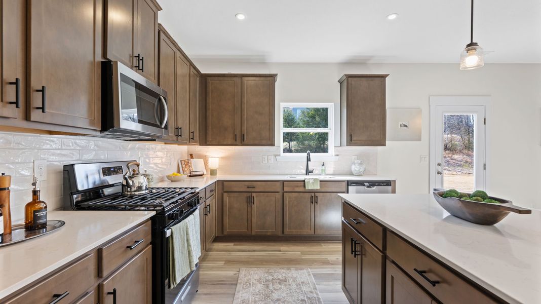Furnished interior in a model home at Harbor Crest in Ooltewah (Image 15).