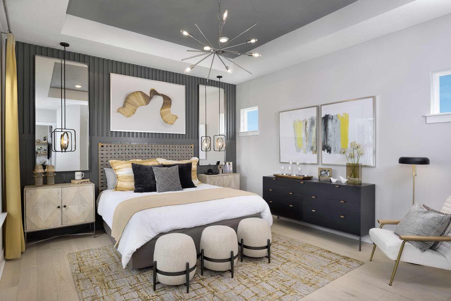 Furnished interior in a model home at Seabrook Village 50’ Rear Entry in Nocatee (Image 7).