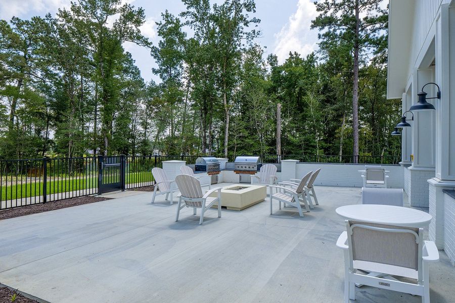 Community Pool, Cabana, Firepit, and Grilling Station