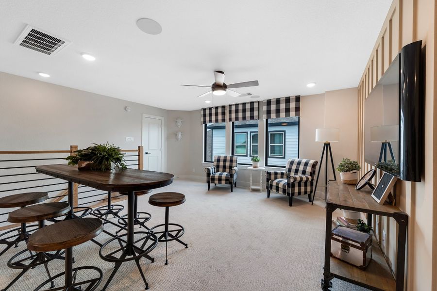 Furnished interior in a model home at Sunterra in Katy (Image 36). Furnished interior in a model home at Sunterra in Katy (Image 36).