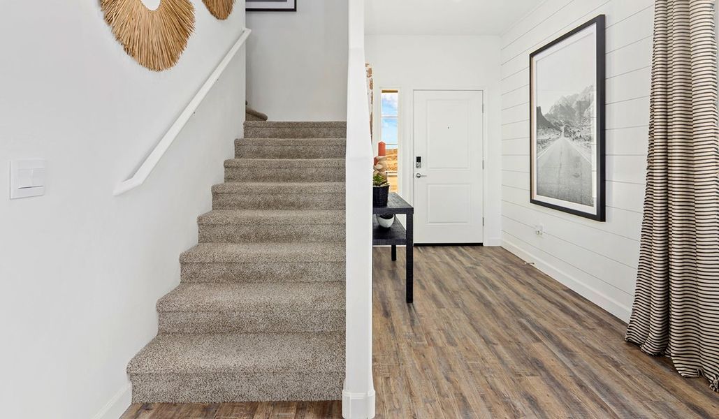 Furnished interior in a model home at Redford Estates in Tucson (Image 6).