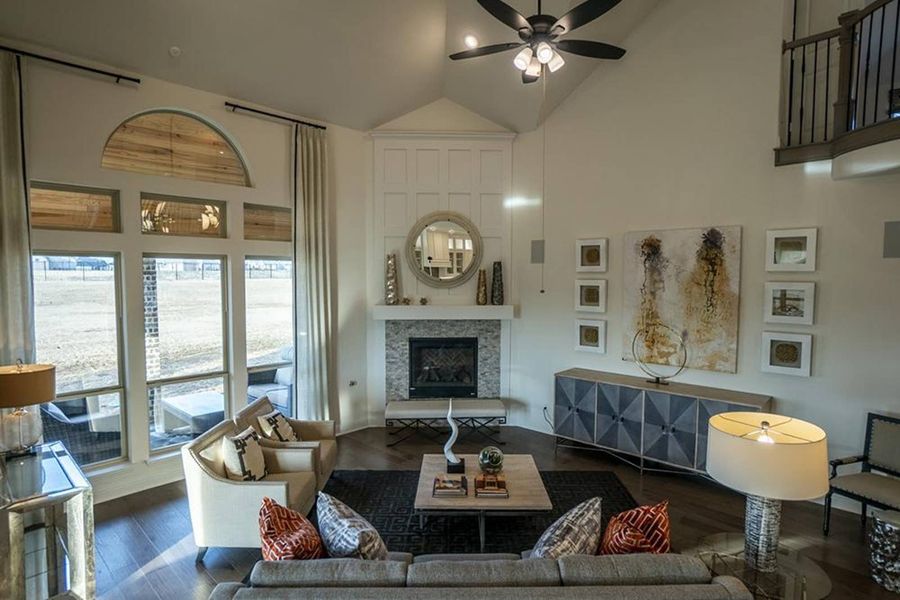 Furnished interior in a model home at Parker Ranch in Parker (Image 5).