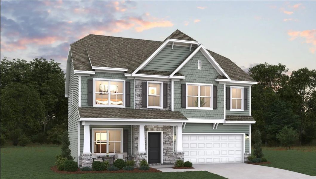 Front exterior of a home in the The Pier South 42' community, located in Seneca, SC (Image 12). Front exterior of a home in the The Pier South 42' community, located in Seneca, SC (Image 12).