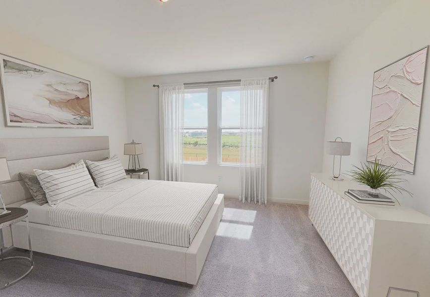 Furnished interior in a model home at Pinckney Place in North Charleston (Image 7).