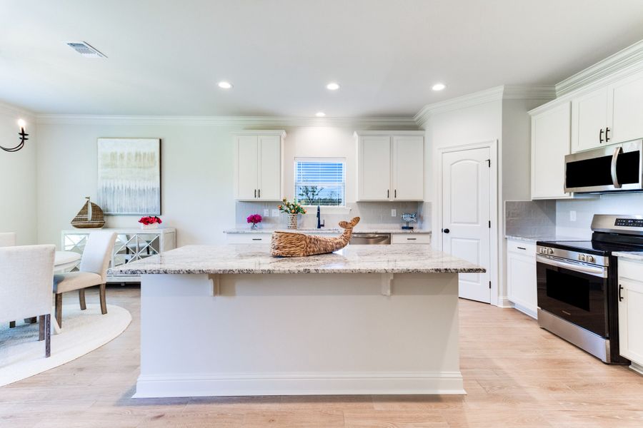 Furnished interior in a model home at Cardinal Estates in Bridge City (Image 3). Furnished interior in a model home at Cardinal Estates in Bridge City (Image 3).