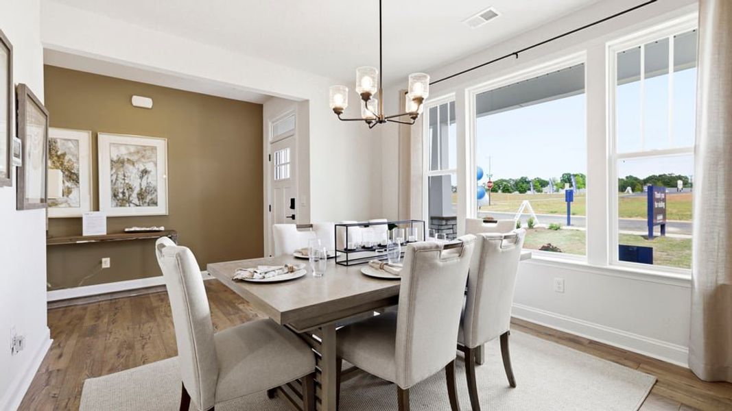 Furnished interior in a model home at Rutledge Estates in Woodruff (Image 14).
