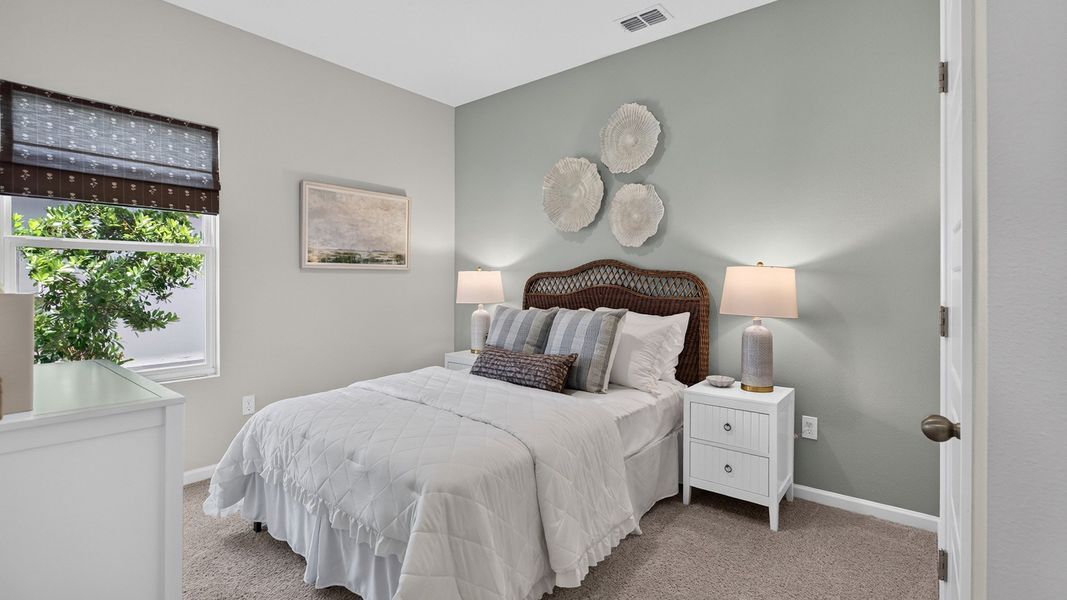 Furnished interior in a model home at Bridle Creek in Jacksonville (Image 38).