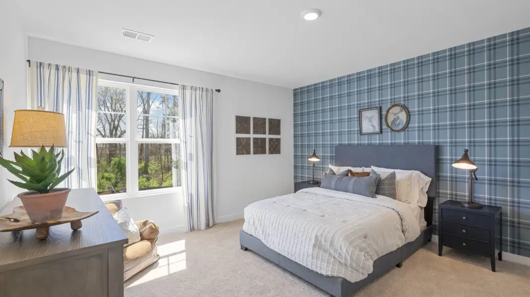 Furnished interior in a model home at Holloway Farms in Cleveland (Image 26).