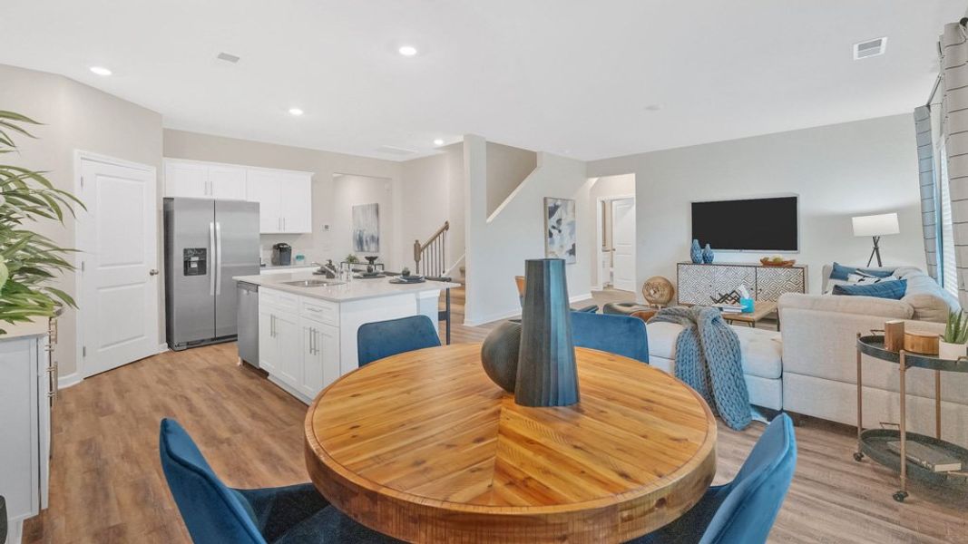 Furnished interior in a model home at Magnolia Ridge in Blountville (Image 6). Furnished interior in a model home at Magnolia Ridge in Blountville (Image 6).