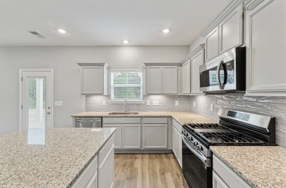 Furnished interior in a model home at Robinson Meadows in Murfreesboro (Image 7).