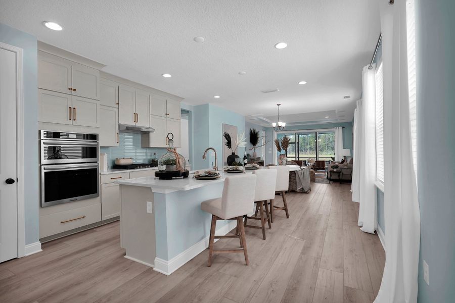 Furnished interior in a model home at Crosswinds at Nocatee in Ponte Vedra (Image 43).