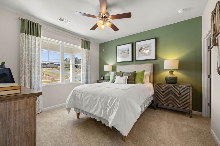 Furnished interior in a model home at Byrd Village in Graniteville (Image 7).