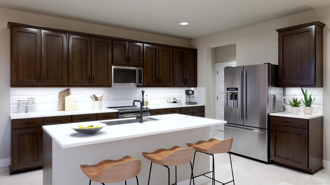 Kitchen | Hailey at Lariat in Liberty Hill, TX by Landsea Homes