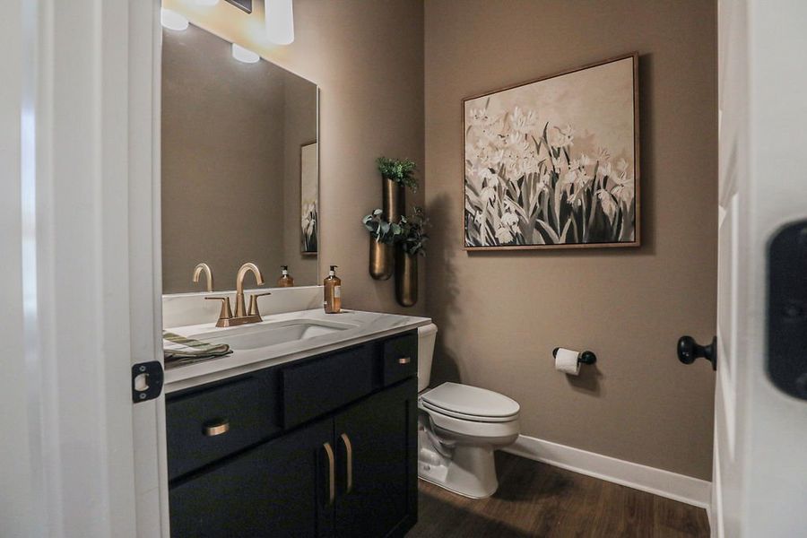 Furnished interior in a model home at Villages of Green Meadows in Munford (Image 51).