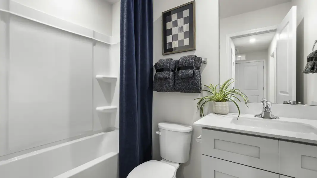 Furnished interior in a model home at Hastings Farm in Kernersville (Image 12).