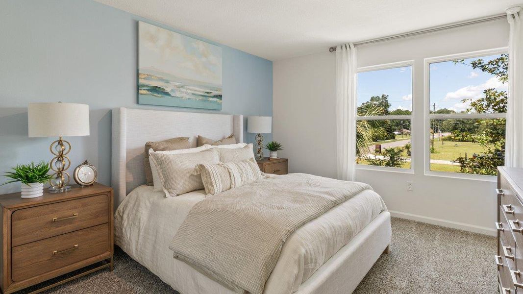 Furnished interior in a model home at Hansen Creek in Jacksonville (Image 5). Furnished interior in a model home at Hansen Creek in Jacksonville (Image 5).