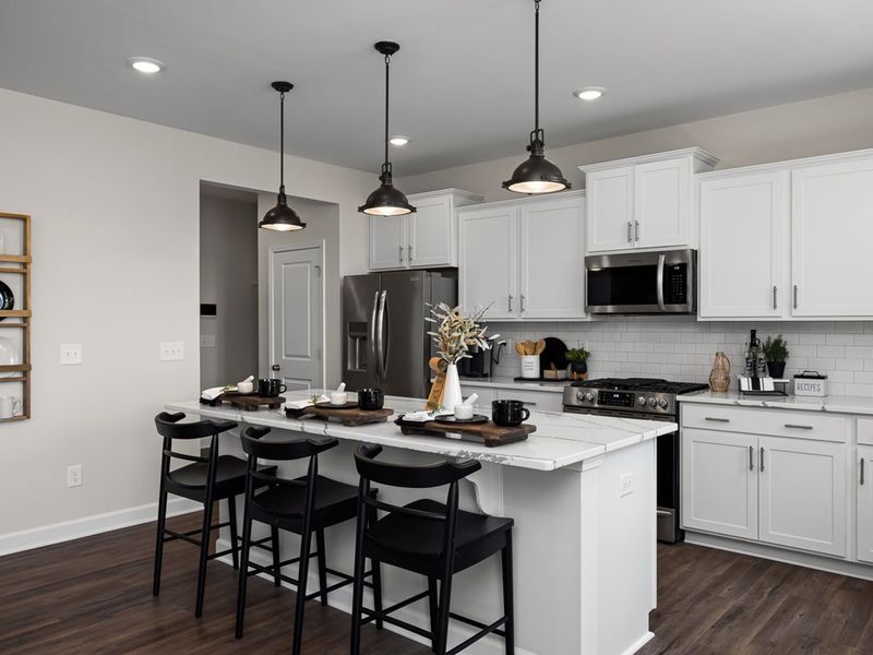 Furnished interior in a model home at Wellers Knoll in Lillington (Image 5).