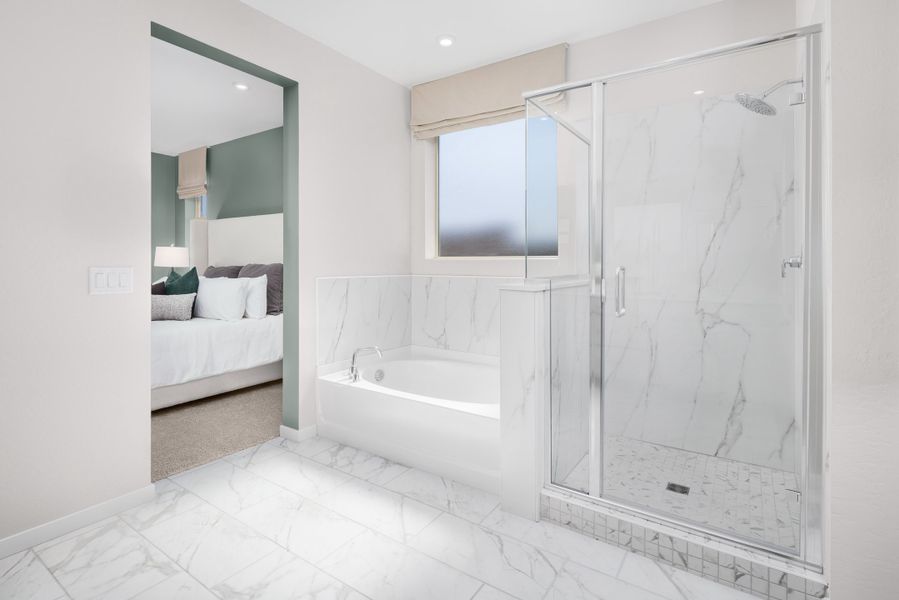 Furnished interior in a model home at Willows at Bella Vista Farms: Bella Vista Farms in San Tan Valley (Image 10).