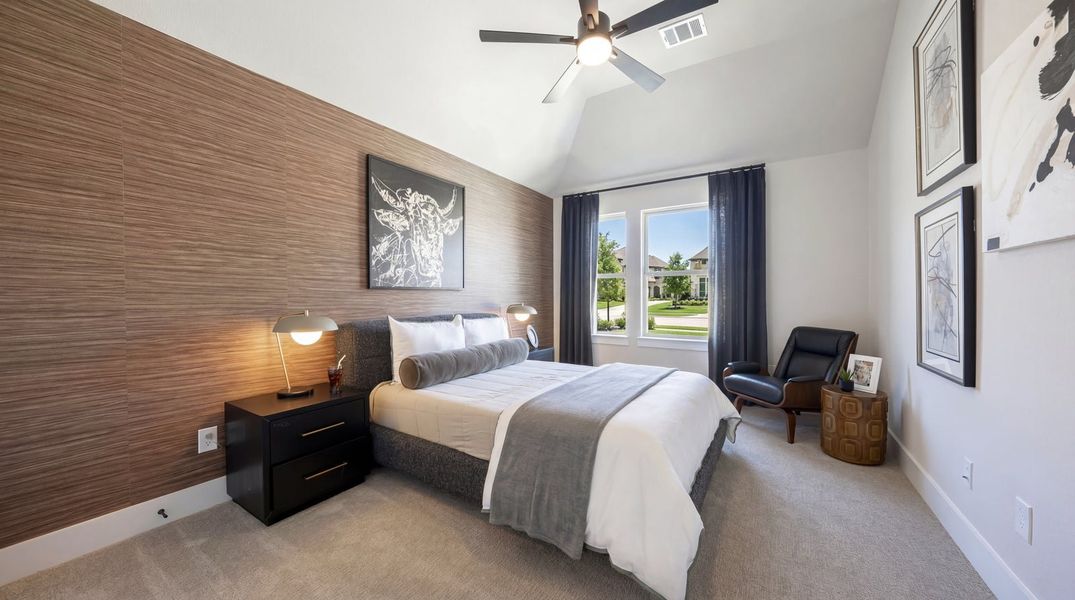 Furnished interior in a model home at Pecan Hill in McKinney (Image 15).