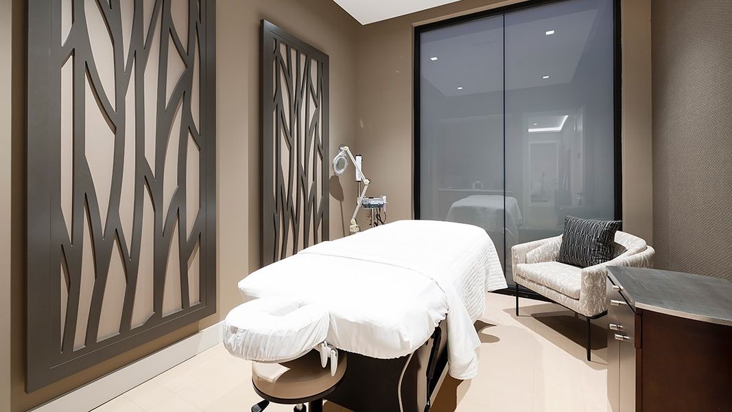 Furnished interior in a model home at Esplanade by the Islands in Naples (Image 8).