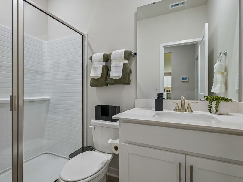 Furnished interior in a model home at Country Lane - Signature Series in Clayton (Image 15). Furnished interior in a model home at Country Lane - Signature Series in Clayton (Image 15).