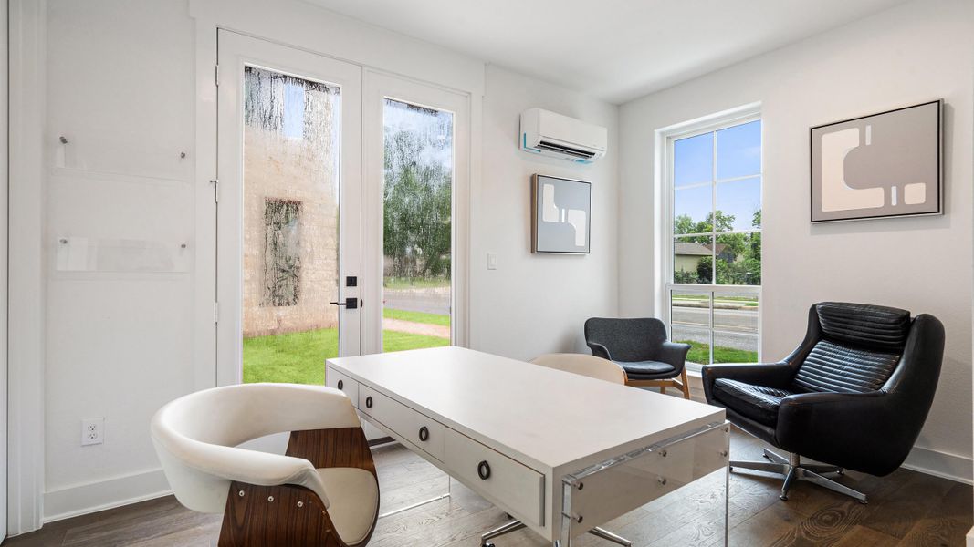 Furnished interior in a model home at Downtown Round Rock – The Depot in Round Rock (Image 12).